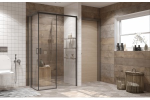 Душевой уголок Ambassador Queen 11011205RBlack 120x80 - 2