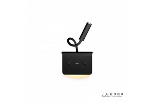 Бра с полкой iLedex Support 7031C BK - 3