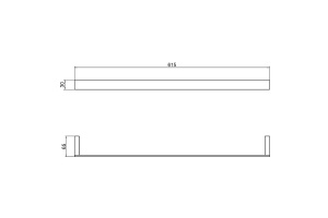 Полотенцедержатель Timo Petruma черный - 2