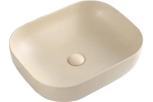 Раковина накладная BelBagno 50 см бежевый матовый (BB1302-H316)