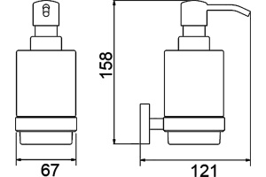Дозатор Timo Selene 12039/03 - 2