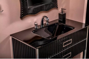 Раковина - столешница Armadi Art NeoArt 140 черный - 2