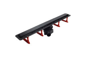 Душевой лоток Pestan Confluo Frameless Line 850 black glass