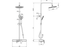 Смеситель для ванны IDDIS Shelfy (SHESB3Fi06) - 2
