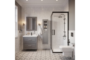 Шкаф-пенал STWORKI Хадстен R, серый - 3