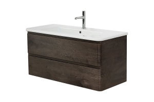 Тумба с раковиной BelBagno Albano 105 темное дерево - 2