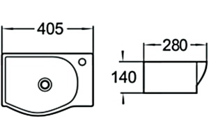 Рукомойник SantiLine SL-2018L - 2