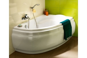 Акриловая ванна Cersanit Joanna 140 R ультра белый - 3