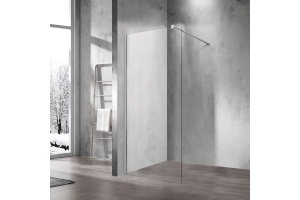 Душевая перегородка Vincea Walk-In 70х200 хром стекло прозрачное