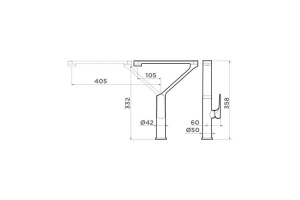 Смеситель для кухни Omoikiri Tara вороненая сталь (4994374) - 2