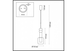 Подвесной светильник Lumion Verona 6503/1A - 3