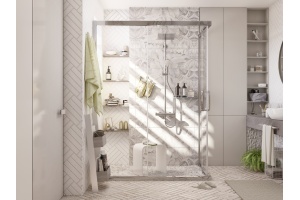 Душевой уголок STWORKI Карлстад DE019RC80140200 140x80 см профиль хром глянец - 2