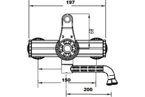 Смеситель Bronze de Luxe Windsor 10114 для раковины - 2