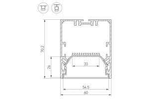 Коннектор L-образный Arlight SL-Line-6070 030141 - 2