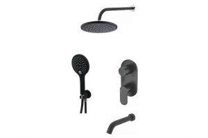 A177471 Встраиваемый комплект для ванны с верхней душевой насадкой, лейкой и изливом