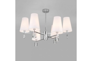 Люстра на штанге Eurosvet Milazzo 60137/6 хром - 2