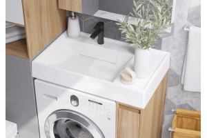 Комплект мебели Aquaton Лондри 20 светлое дерево - 3