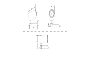 Трековый светодиодный светильник Maytoni Track TR003-1-12W3K-B - 2