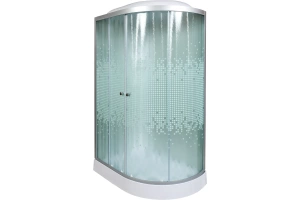 Душевая кабина Deto L 120х80 с гидромассажем, крышей и электрикой (L902LGM+EL)