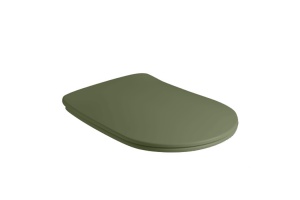 Крышка-сиденье Kerasan Nolita зеленый матовый/хром, с микролифтом (539111)