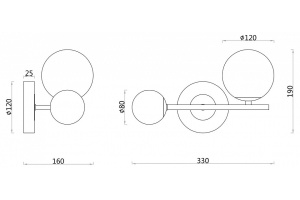 Бра F-promo Vials 3090-2W - 2