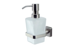 Дозатор для жидкого мыла Wasserkraft Rhin никель
