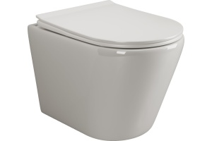 Унитаз подвесной Ceramica Nova Highlight с микролифтом, безободковый CN1804