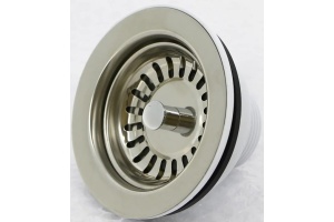 Выпуск для раковины McAlpine без перелива, хром, с пробкой-решеткой - 3