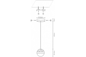 Подвесной светодиодный светильник Velante 431-306-01 - 2