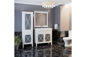 Шкаф-пенал Opadiris Палермо L белый матовый - 2