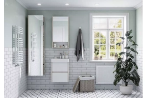 Комплект мебели Aquaton Сканди 45 белый - светлое дерево