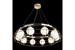 Подвесная люстра Maytoni Carcass MOD312PL-10GCH - 2