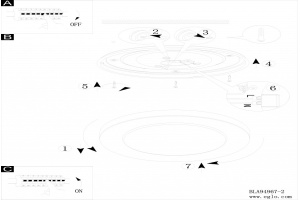 Накладной светильник Eglo ПРОМО Led Carpi 94967 - 2