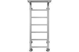 Водяной полотенцесушитель Terminus Контур П7 300х800 с полкой Хром