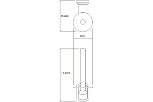 Держатель туалетной бумаги Wasserkraft Oder K-3097 - 3