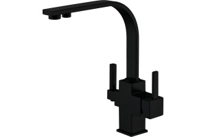 Смеситель Zorg Sanitary ZR 332 YF BLACK для кухонной мойки