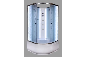 Душевая кабина Deto ЕМ4580N LED с гм.