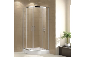 Душевой уголок Cezares ECO-O-R-2-80-C-Cr стекло прозрачное