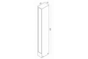 Наземный низкий светильник Maytoni Hof O422FL-L12GF - 3