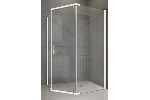 Душевой уголок Royal Bath TR 90х110 профиль белый стекло прозрачное