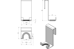 Крючок Black&White Swan SN-6283 навесной - 2