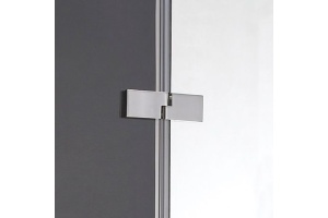 Душевой уголок Cezares Bergamo 90х90 хром стекло прозрачное - 3