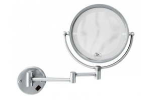 Зеркало косметическое Boheme Imperiale 25 с подсветкой и увеличением хром
