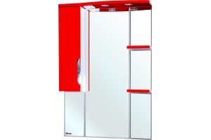 Зеркало-шкаф Bellezza Лагуна 75 L красный