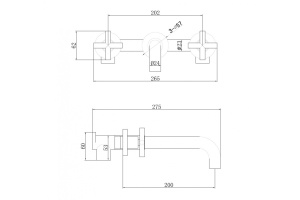Смеситель для раковины ABBER Wasser Kreis розовое золото - 3