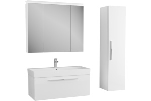 Мебель для ванной Owl 1975 Ragnar 100 белая, 1 ящик, 1 внутренний