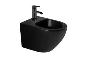 Биде подвесное Abber Bequem черный матовый
