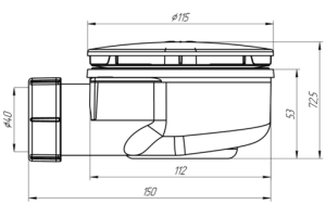 Сифон Анипласт Е350С - 3