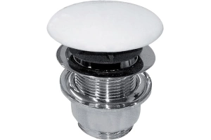 Донный клапан Kerasan Nolita белый матовый (923330)