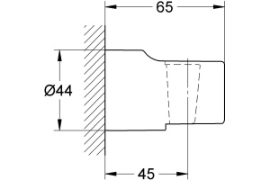 Настенный держатель Grohe Relexa Plus 28622000 для душа - 2